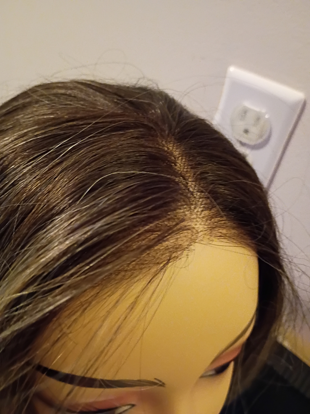 Stylish Women's Brown Blonde Highlighted Wig - Unbranded - Picture 2 of 8